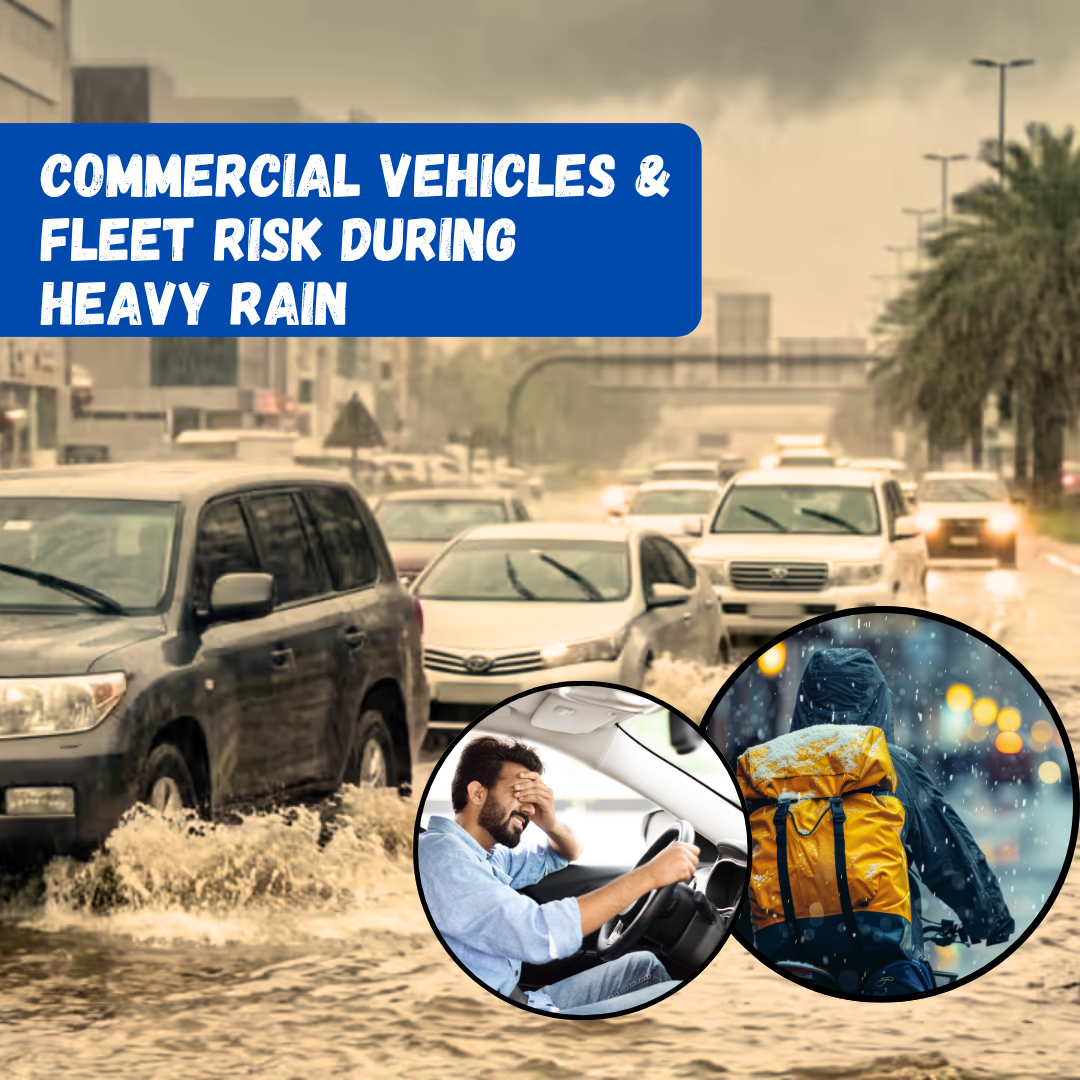 Commercial Vehicles & Fleet Risk During Heavy Rain