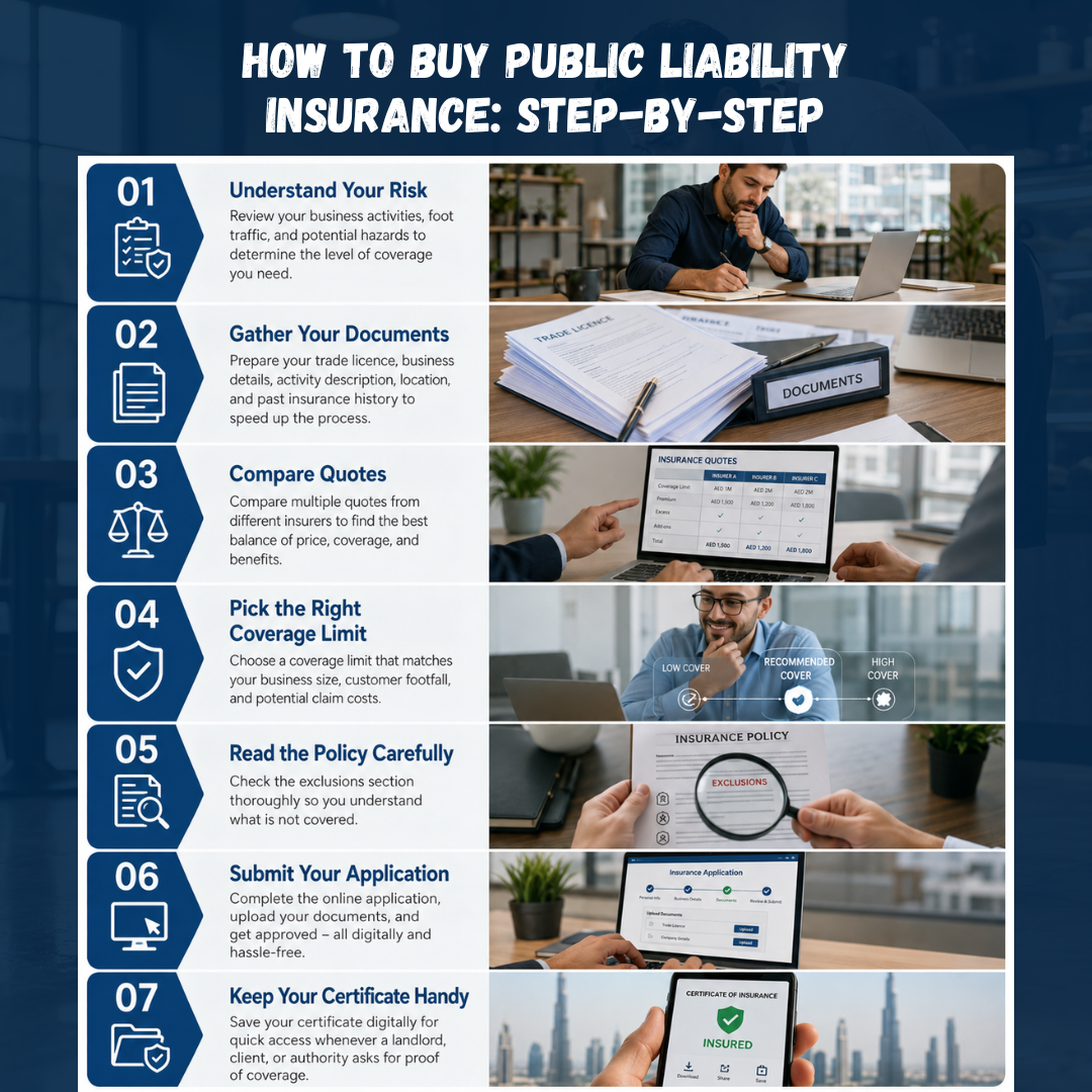 How to Buy Public Liability Insurance: Step-by-Step