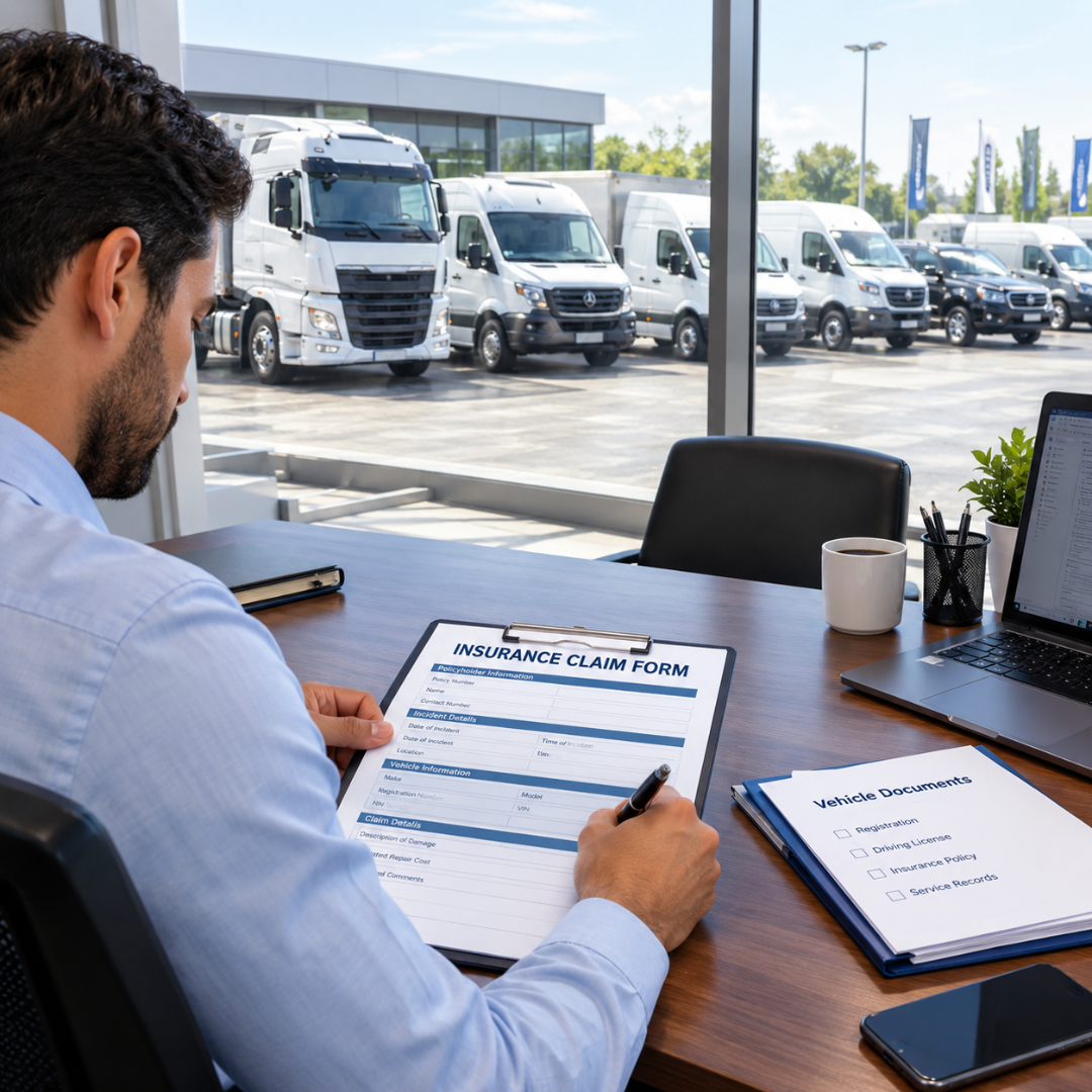 How to File a Commercial Fleet Insurance Claim Step by Step?