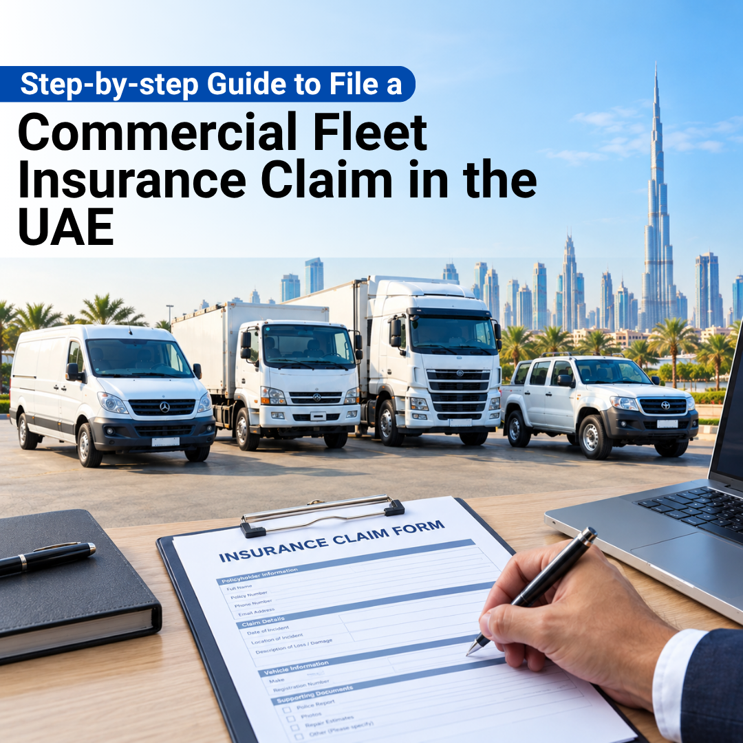 Thumbnail - Step-by-step Guide to File a Commercial Fleet Insurance Claim in the UAE