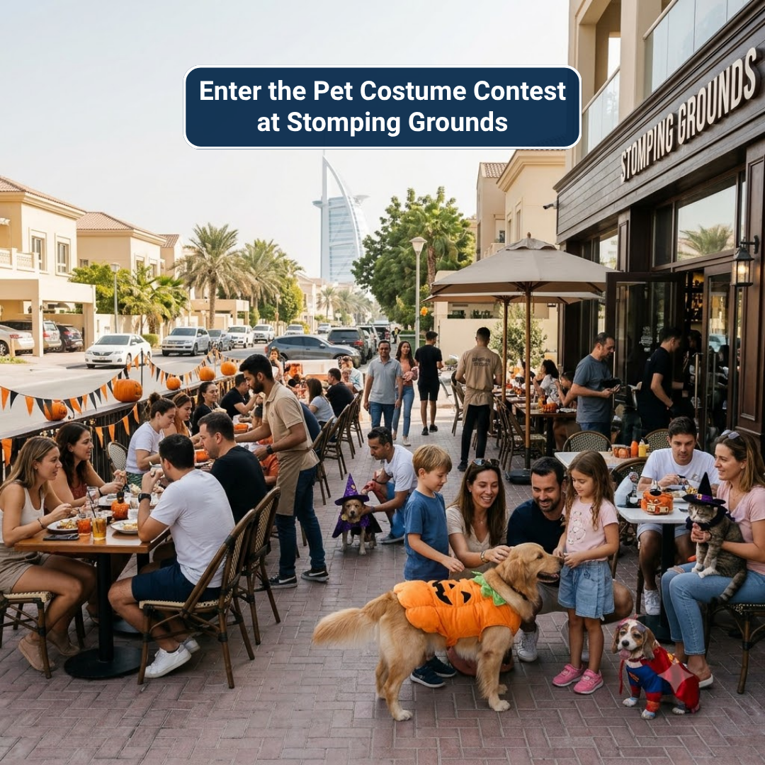 Enter the Pet Costume Contest at Stomping Grounds