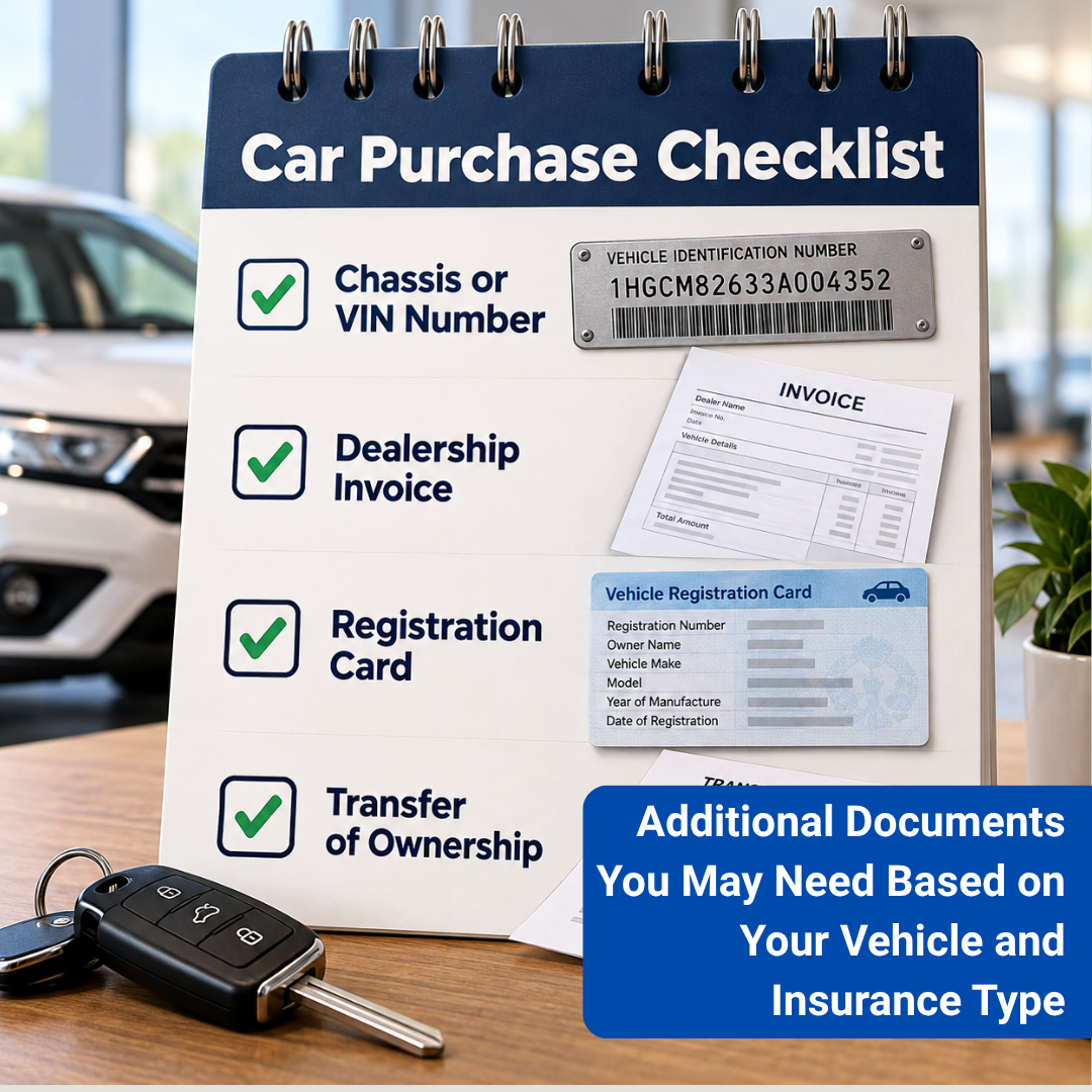 Additional Documents You May Need Based on Your Vehicle and Insurance Typ